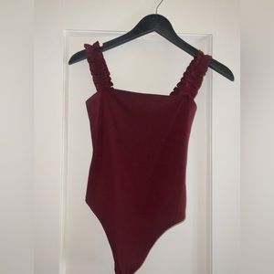 ARTIZIA Sunday Best Firecracker Ruffle bodysuit